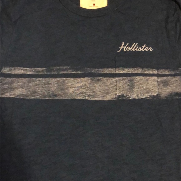 Hollister graphic pocket crew neck tee medium - Picture 2 of 4